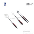 3PCS Deluxe Stainless Steel BBQ Grill Tools